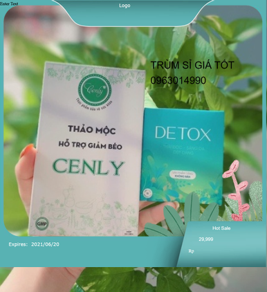 Thảo mộc giảm cân tặn detox