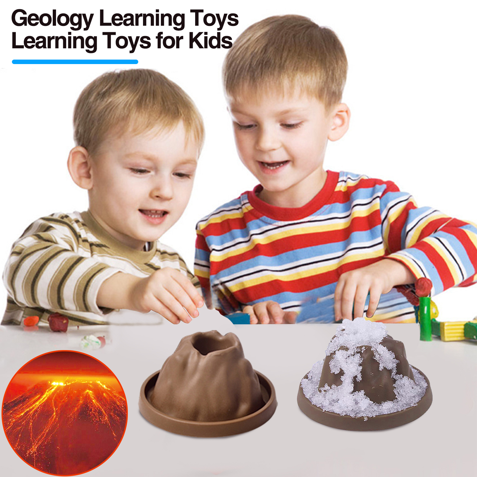 Learning Toys for Kids Fun Volcano Science Kit for Kids Learn Chemistry