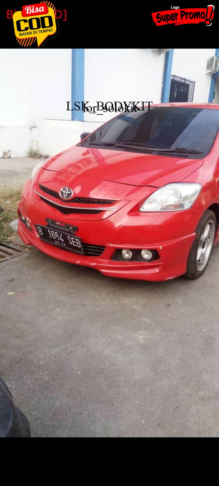 [Ready COD] bodykit vios galaxy 2007-2012 body kit Toyota vios Harga 1,290,455 rupiah*Gratis Ongkir
