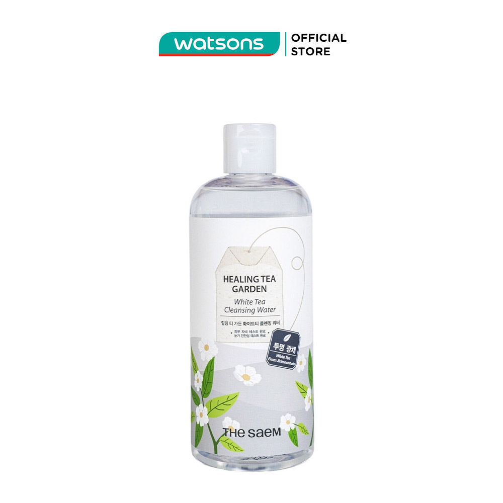 Nước Tẩy Trang Trà Trắng the SAEM Healing Tea Garden White Tea Cleansing Water 500ml