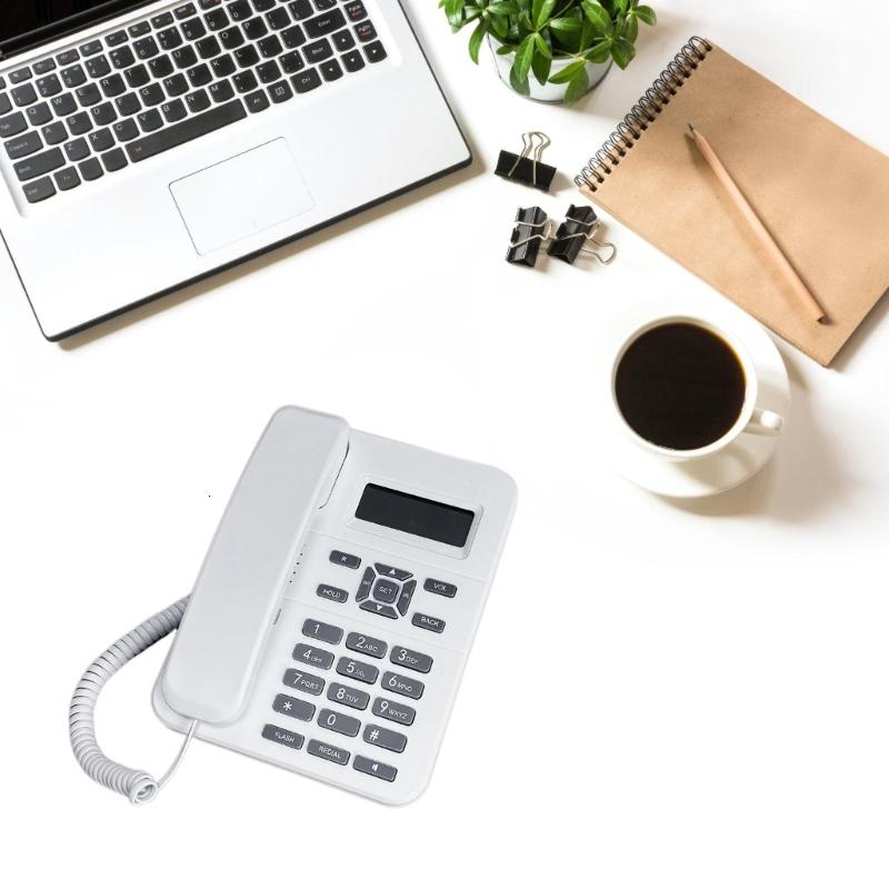 Desk Telephone With Caller Display Big Button for Hotel Guests and Business Seniors Telephones Convenient ราคา 508 บาท*ส่งฟรี