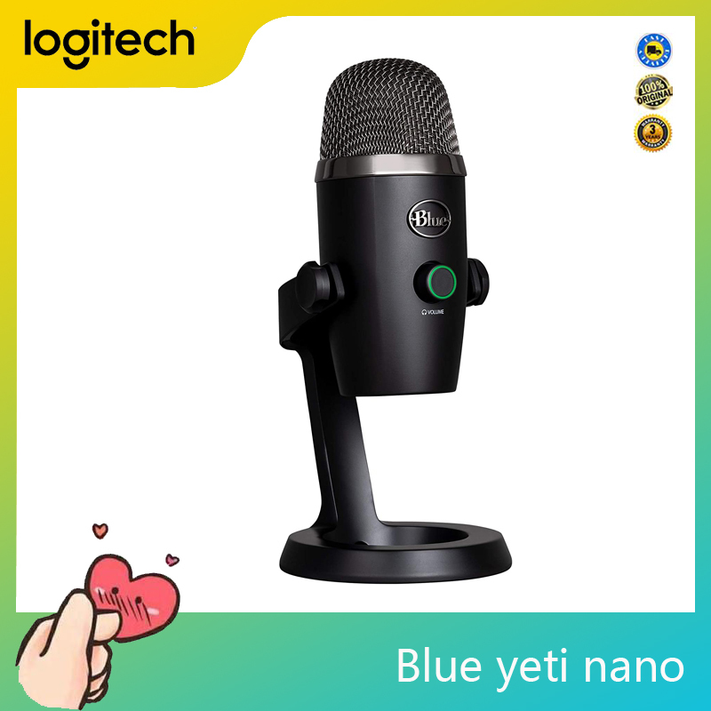Logitech Blue Yeti Nano Original Nano Premium Streaming Microphone Condenser Microphone For PC Laptop Computer Singapore