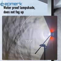 Lepmerk sơn tường đèn kiểm tra đánh bóng dụng cụ phụ trợ 15W 1500lm LED phổ biến cầm tay màu đen