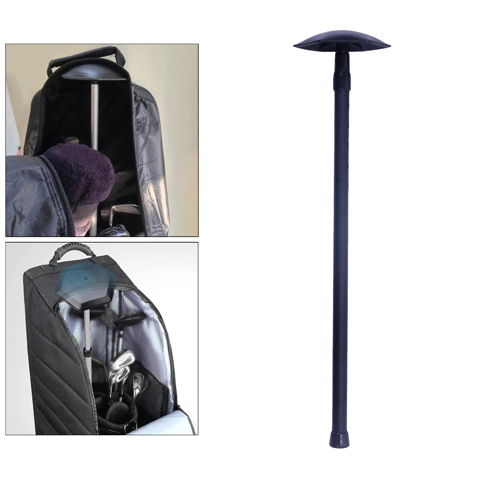 【No-profit】 Adjustable Stretch Golf Club Travel Support Backbone Rod Pole Protector Bar For Travel Bag Totes