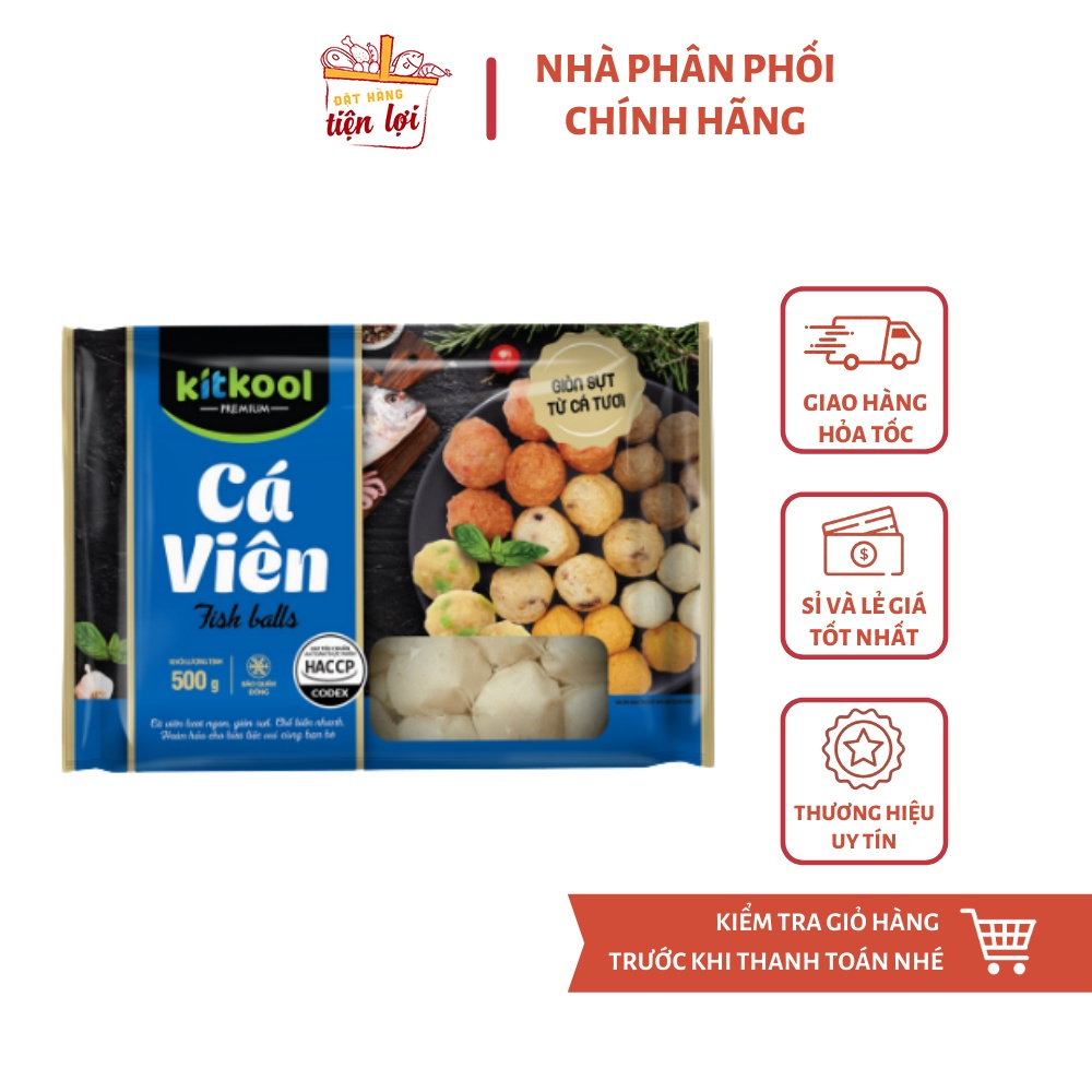 Cá viên Kitkool cao cấp 500g ( Giao hoả tốc HCM )