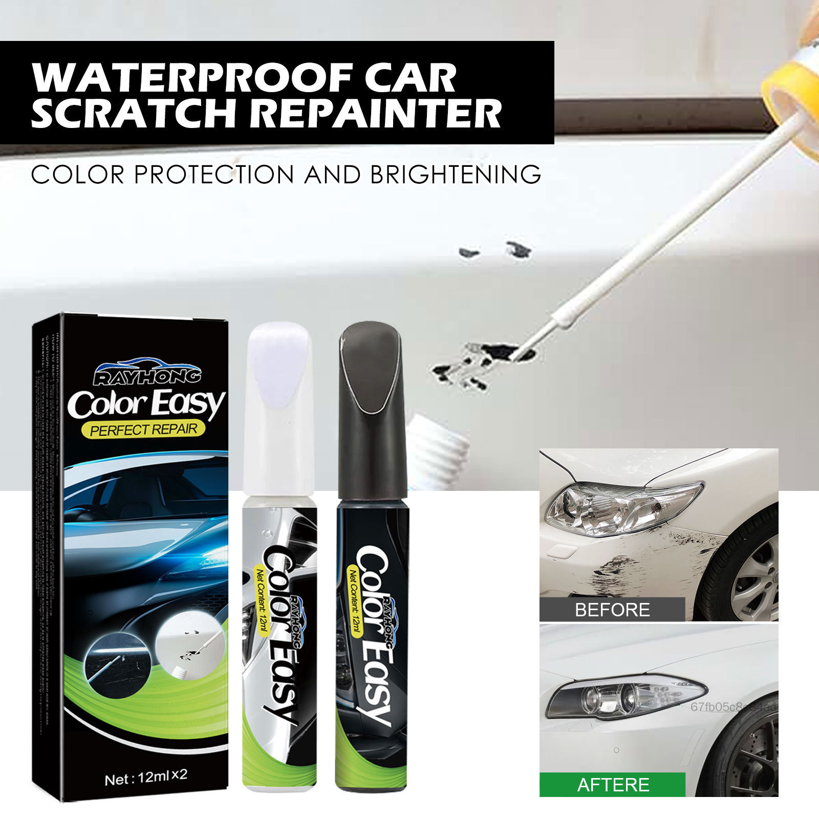 Car Scratch Removal Repair Fluid Operate Simple and Convenient Agent for Glass Headlights Trim Wheel