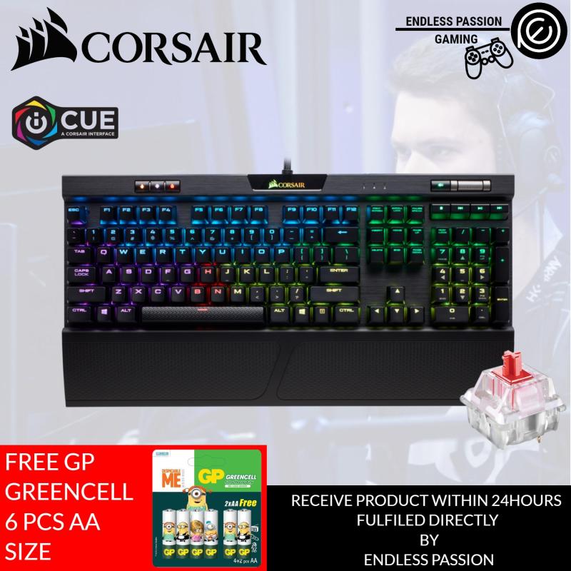 Corsair K70 RGB MK.2 Mechanical Gaming Keyboard (Cherry MX Red Switch) Singapore