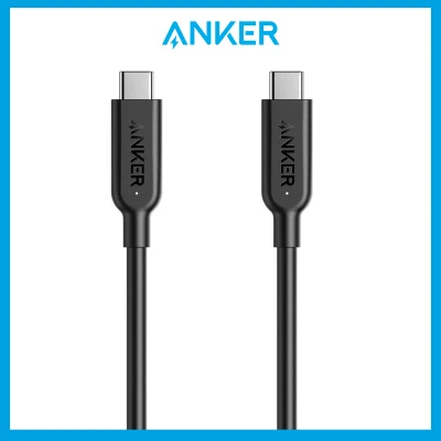 [Power Delivery] Anker PowerLine II 3ft USB-C to USB-C 3.1 Gen2 Cable (3ft) Type C Probably The World's Most Durable Cable, USB-IF Certified for Samsung Galaxy S20 Series / Note 10 / S10 / S9, Huawei Matebook, MacBook, iPad Pro and More