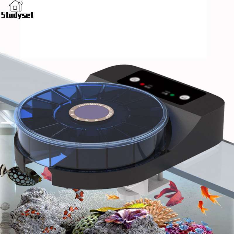 Studyset Aquarium Automatic Fish Feeder For Fish Tank, Powered By Battery And USB, Timer Feeder Indoor, 15-Feed Auto Fish Feeder For Aquarium Turtle Tank ราคา 1,351 บาท*ส่งฟรี
