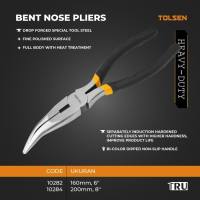 TOLSEN Tang Lancip Bengkok / Bent Nose Pliers 6″ 8″ - 10282 10284