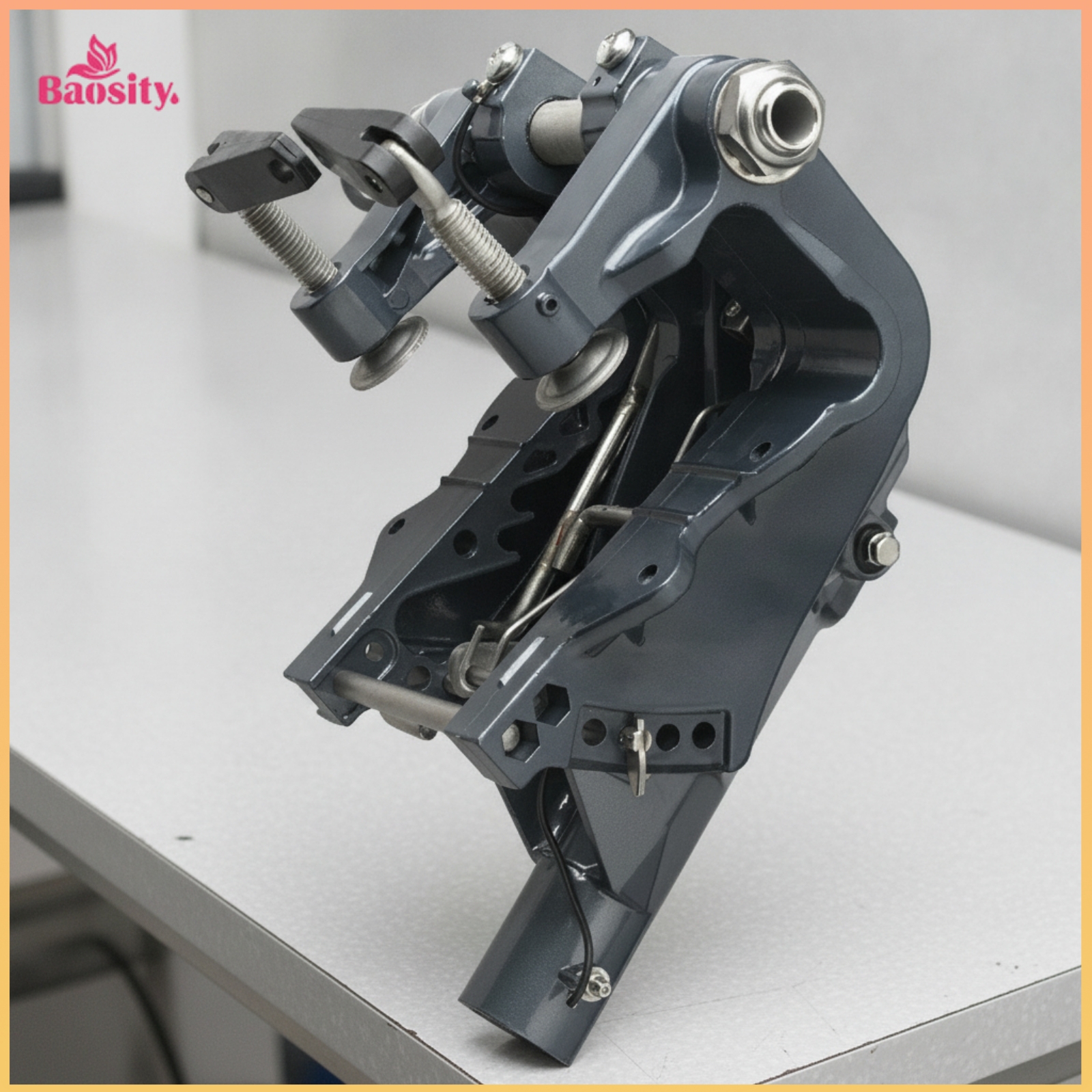 Baosity Functional Swivel Bracket with Transom Clamp Assembly 2-Stroke Transom Clamp Assembly Cast Outboard Swivel Bracket Metal for Marine Mechanics, Boat Owners ราคา 8,529 บาท*ส่งฟรี