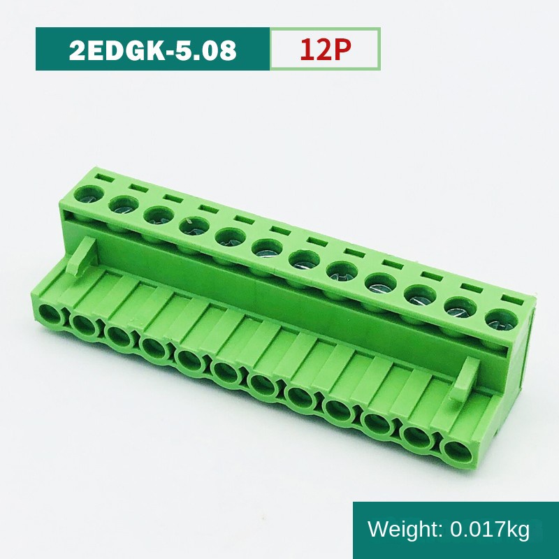 Khối Đầu Nối Tháo Lắp 2EDGK 5.08mm 12P | Tùy chọn Từ 2P-24P – Kết Nối PCB An Toàn, Bền Bỉ