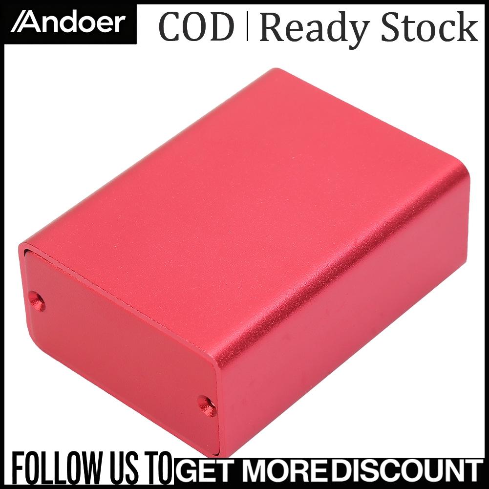 Andoer กล่องระบายความร้อนอลูมิเนียม Xixian สำหรับแผงวงจร – ตู้ DIY Frosted Red 23x44x60 มม แบบแยกส่วน ราคา 142 บาท*ส่งฟรี