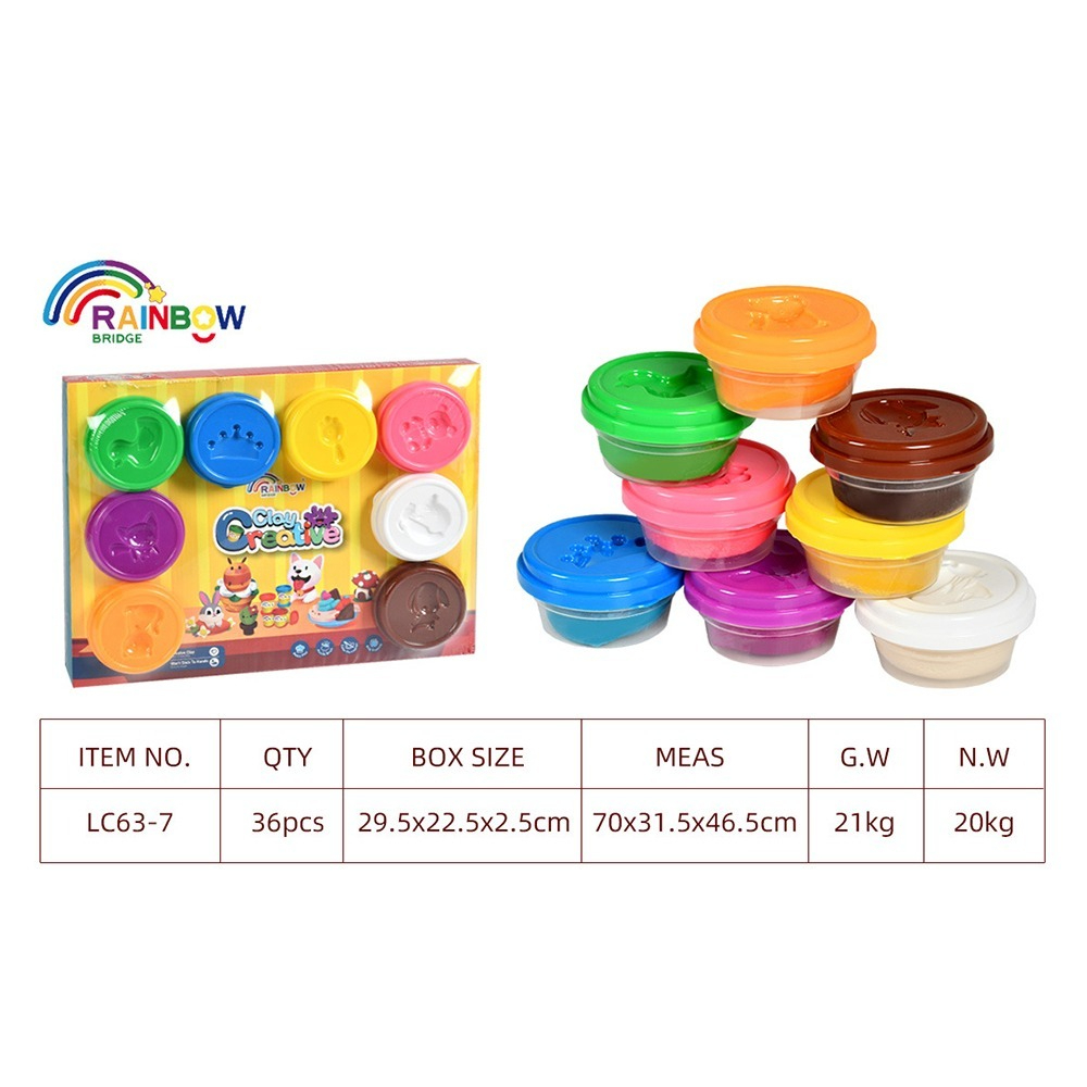 Play-Doh Kids Toys Set 8in1 Air Dry Clay Not Easy To Dry MVZMGKEJGK