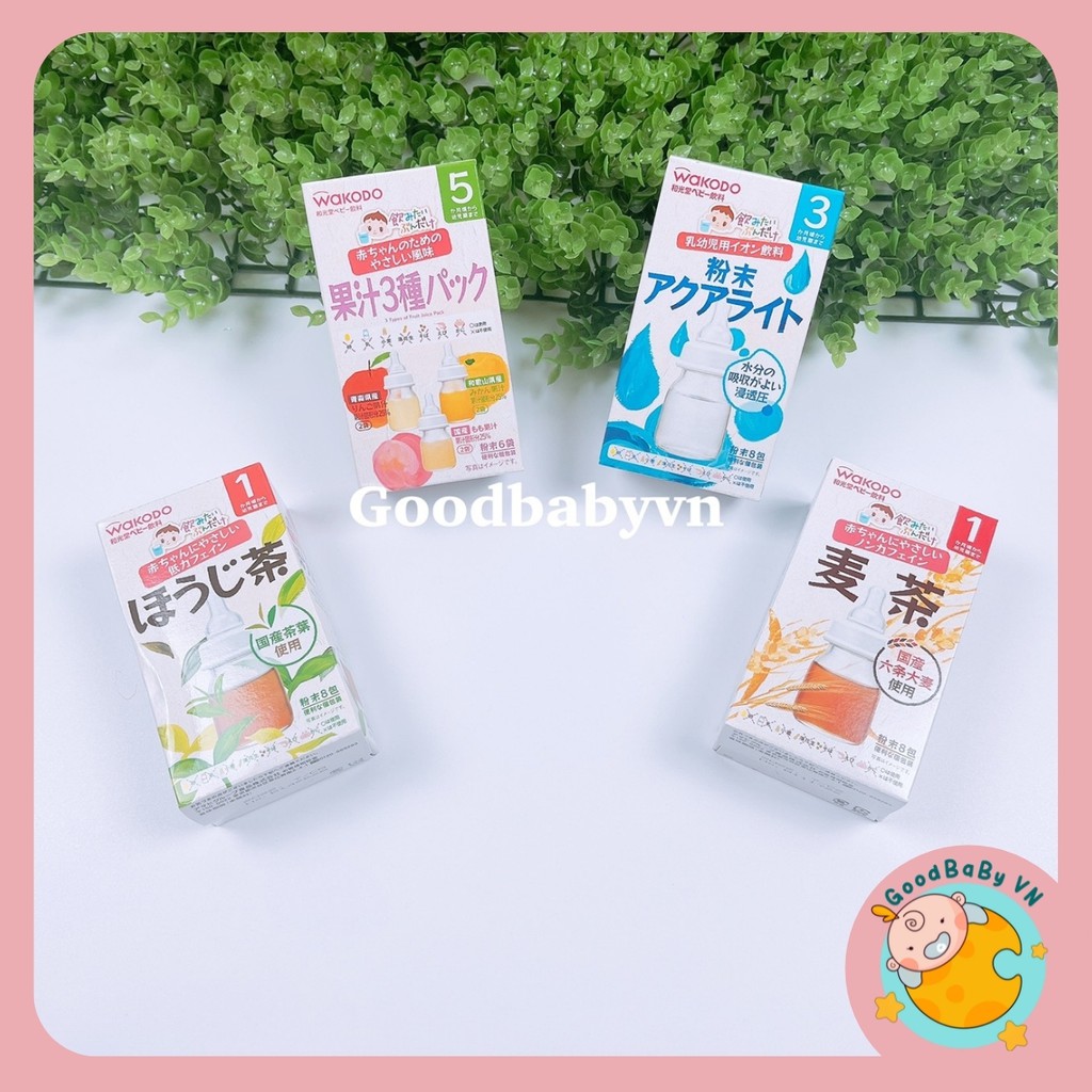 [Freeship + Voucher 8%] Trà Wakodo Nhật bản cho bé ăn dặm từ 5 tháng Goodbabyvn