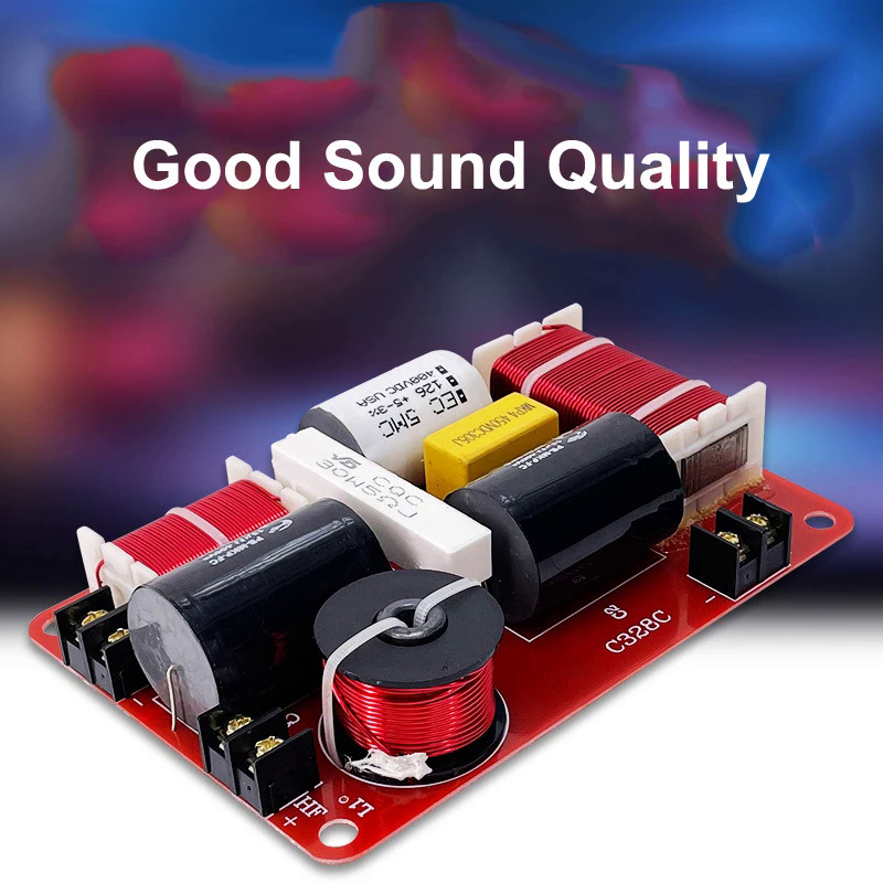 1pcs 2 cách 300W chuyên nghiệp tần số Divider sân khấu rạp hát tại nhà Woofer 2 đơn vị công suất cao âm thanh chéo Bộ lọc 2500Hz