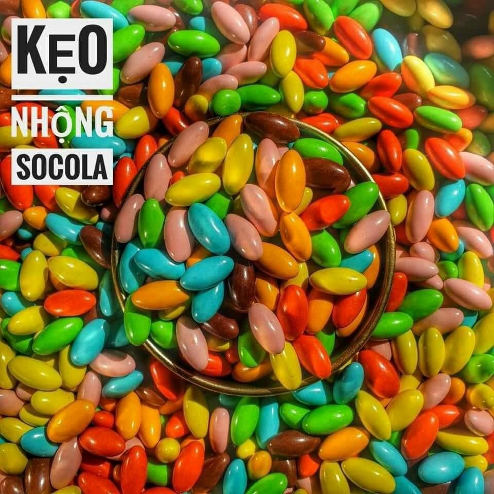 Kẹo nhộng socola _ hũ 500g - nhimfood