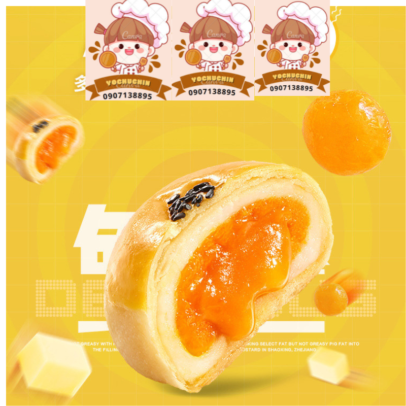 Bánh pía tan chảy/bánh liu pía egg fok/ bánh pía trứng muối tan chảy/bánh pía ngàn lớp nhân trứng chảy đài loan