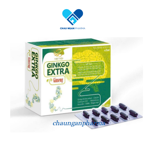 GINKGO EXTRA GINSENG Hộp 100 viên