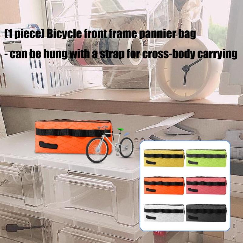 Xe đạp hành khách Túi xe đạp Túi có khung trước chống nước túi có khung Dây đeo túi trên túi có khung túi đi xe đạp Túi xe đạp túi sườn trên