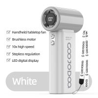 GOOJODOQ GFS007 mini portable fan mini fan long working time up to 12 hours USB personal rechargeable fan ultra light 100 speed levels