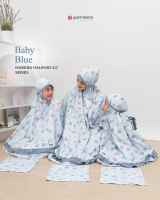 Mukena halimah 2.0 Baby Blue by Yasmeera (Mukena Dewasa anak balita)