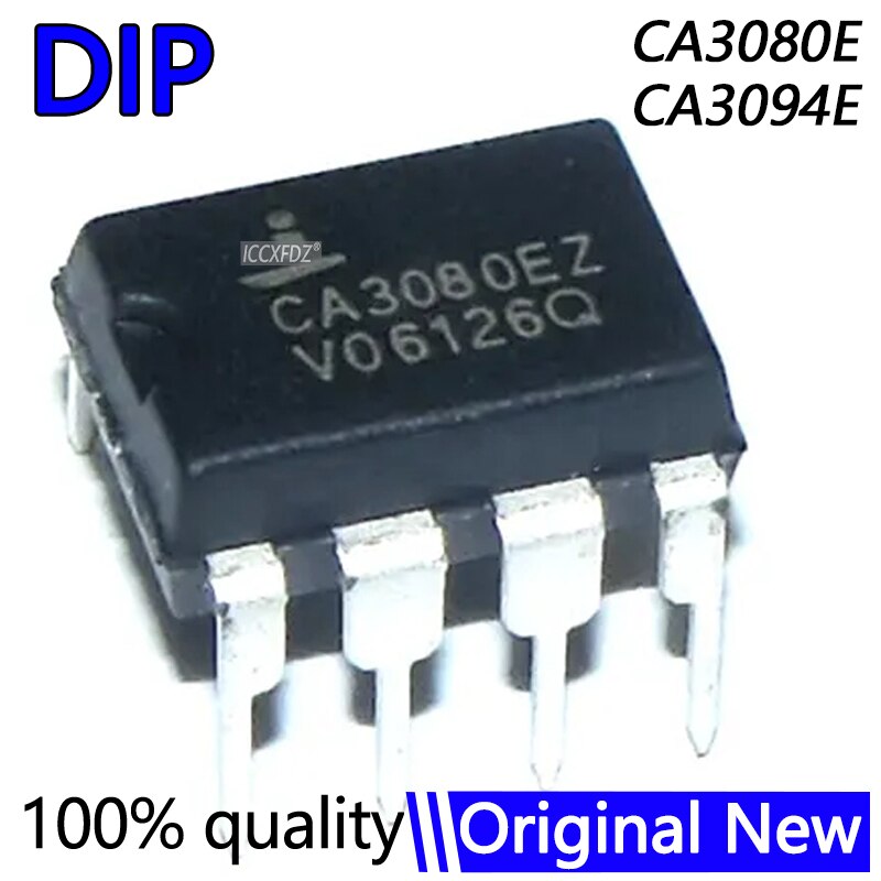 2pcs/lot ca3080e dip-8 ca3080ez ca3094e ca3094ae ca3094 ca3094ez dip8 ca3080 dip operational amplifier ic in stock