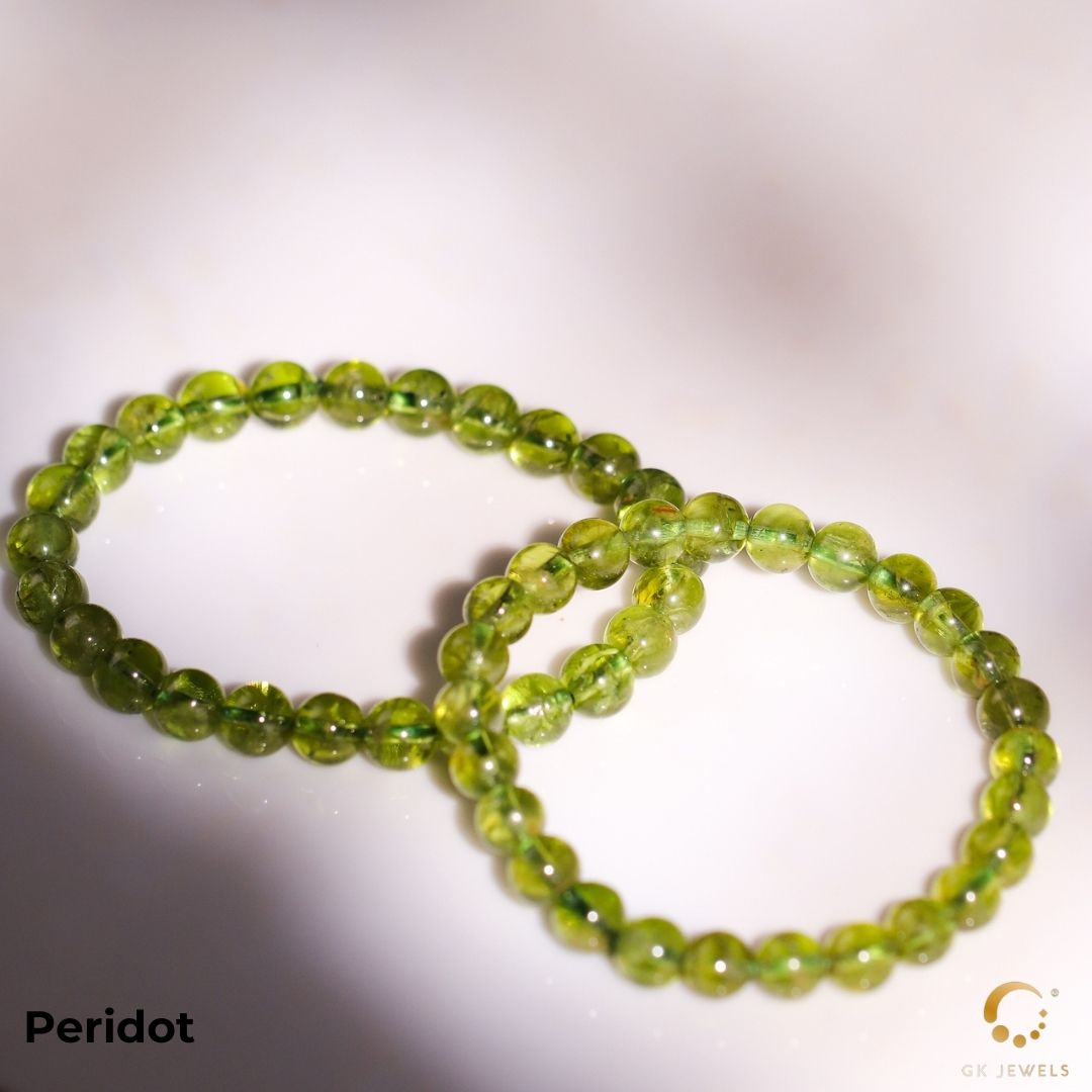 Peridot Gold Bracelet (Design B13) | GemPundit