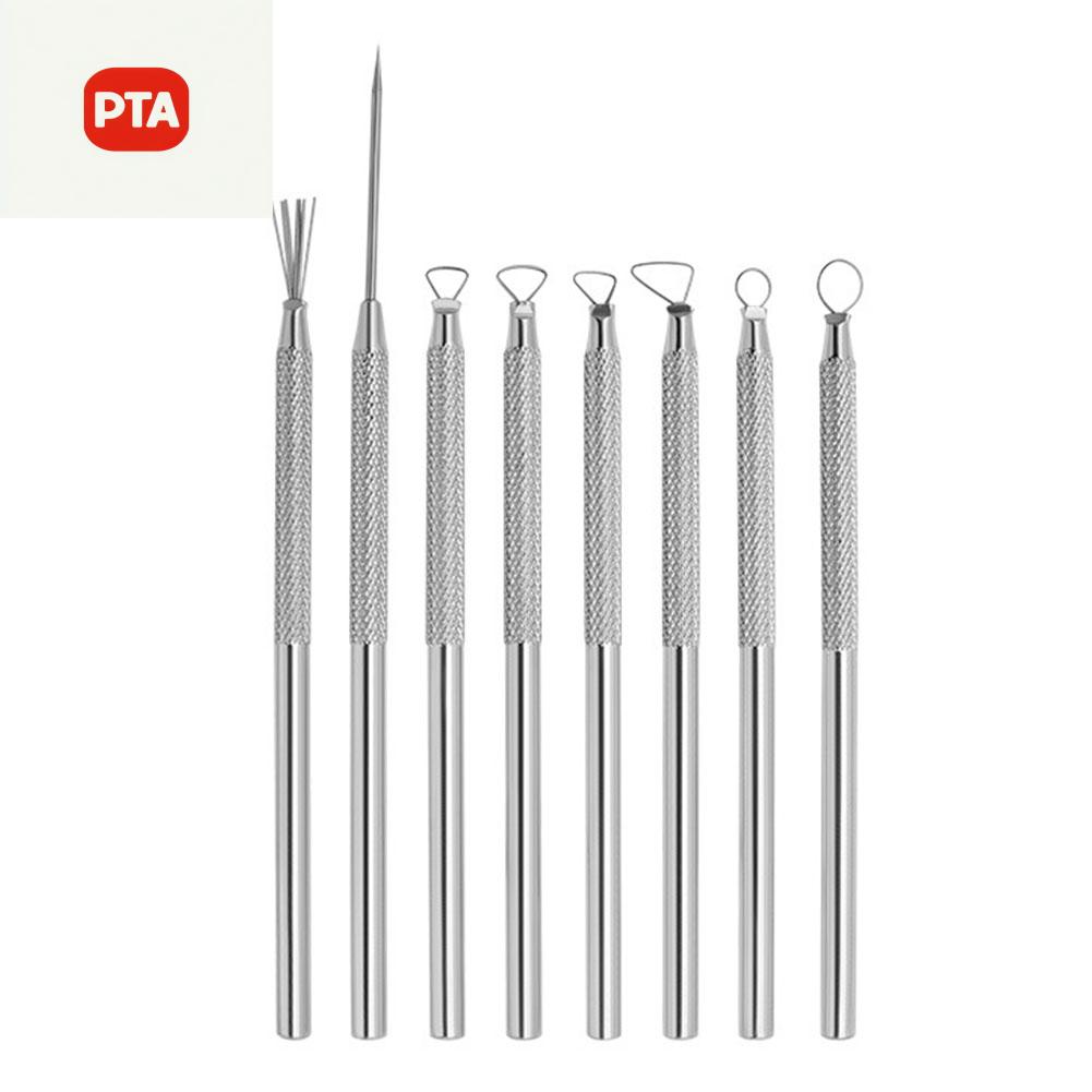 【Homestylish】 Bộ 8 dụng cụ đất sét làm gốm cho điêu khắc tạo hình điêu khắc tự làm và lỗ đục lỗ cửa hàng sành điệu mới