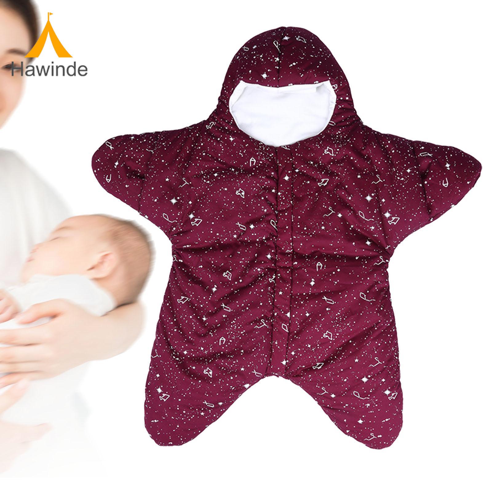 Hawinde Newborn Sleeping Bag Baby Swaddle Blanket Warm Baby Starfish Nightgowns Breathable Cartoon Soft Baby Sleepsacks for Infant Harga  79 Ringgit*Penghantaran Percuma