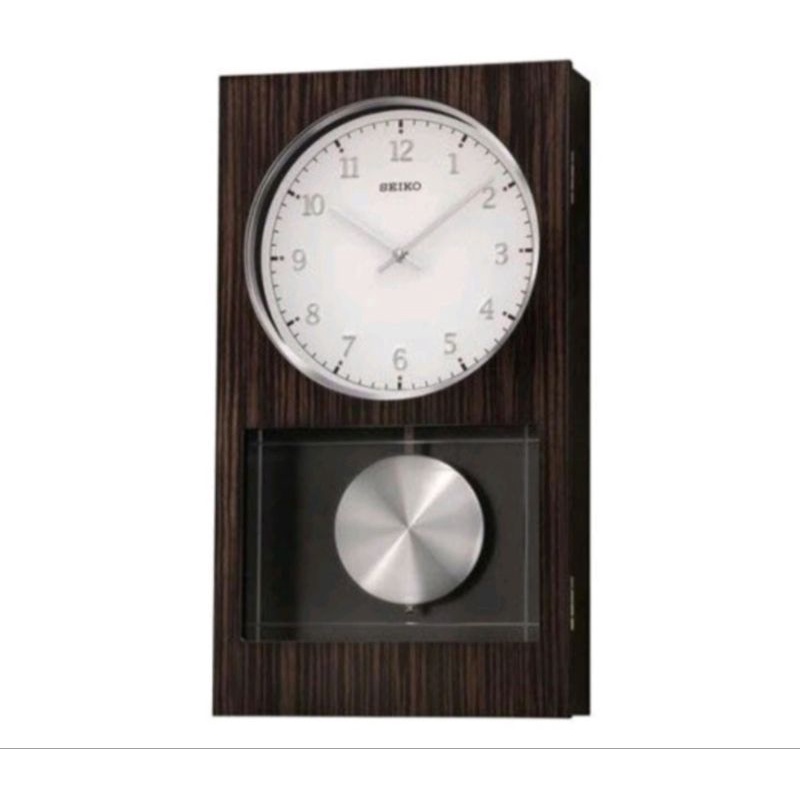 100%ORIGINAL SEIKO Wall Clock Wood Pendulum QXH046B