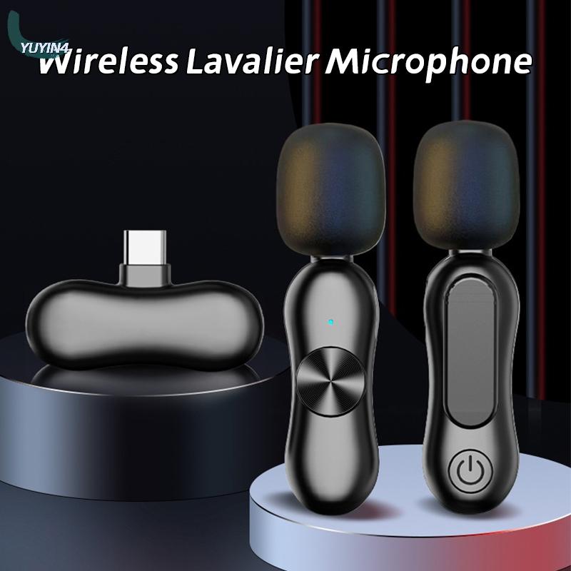 YUYIN4 Không Dây Lavalier Microphone Cho Phát Trực Tiếp Youtube Facebook Sống Cắm Và Chơi Di Động Không Dây Tiếng Ồn Hủy Bỏ Microphone