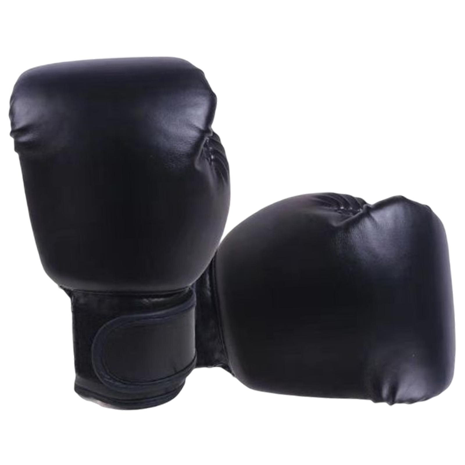 Boxing Gloves boxeo en tailandia Thai Kick Boxing Leather Sparring Heavy Bag Workout MMA Gloves   Adult and Children