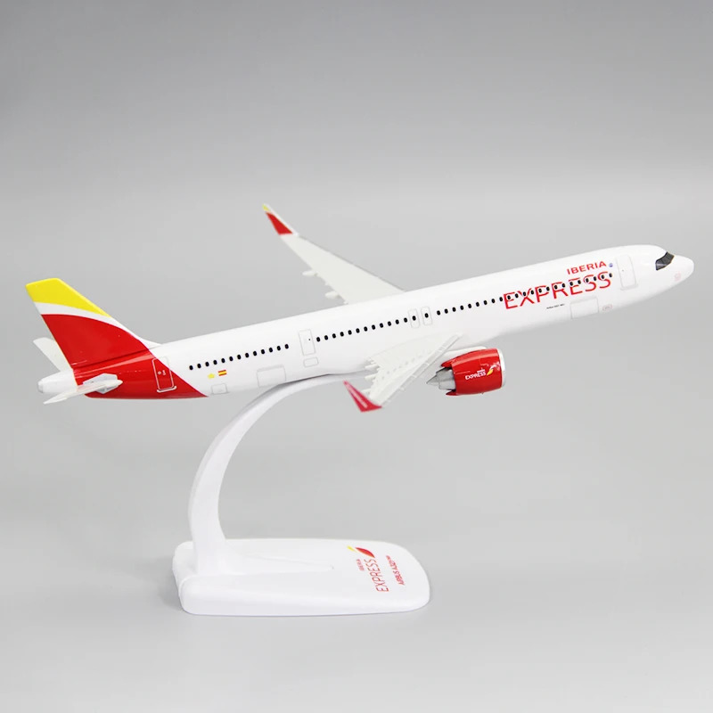 1:200 Quy Mô A321neo Iberia Express nhựa ABS Đồ chơi mô hình S Máy Bay mô hình máy bay đồ chơi mô hì