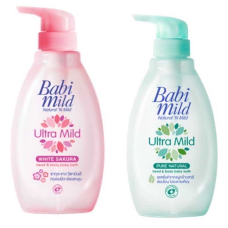 Tắm gội Babi Mild cho bé 380ml( bao bì mới )