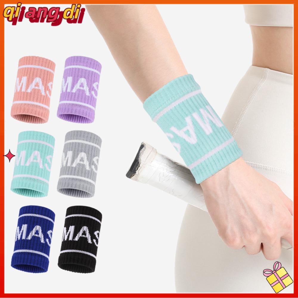 QIANGDI 1 Pair Chống bong gân Vòng đeo tay thể thao Hấp thụ mồ hôi Đàn hồi thoáng khí Bảo vệ cổ tay thể dục Có thể điều chỉnh Nhanh khô Bảo vệ cổ tay bóng rổ bóng chuyền cho việc chạy bộ tại phòng gym