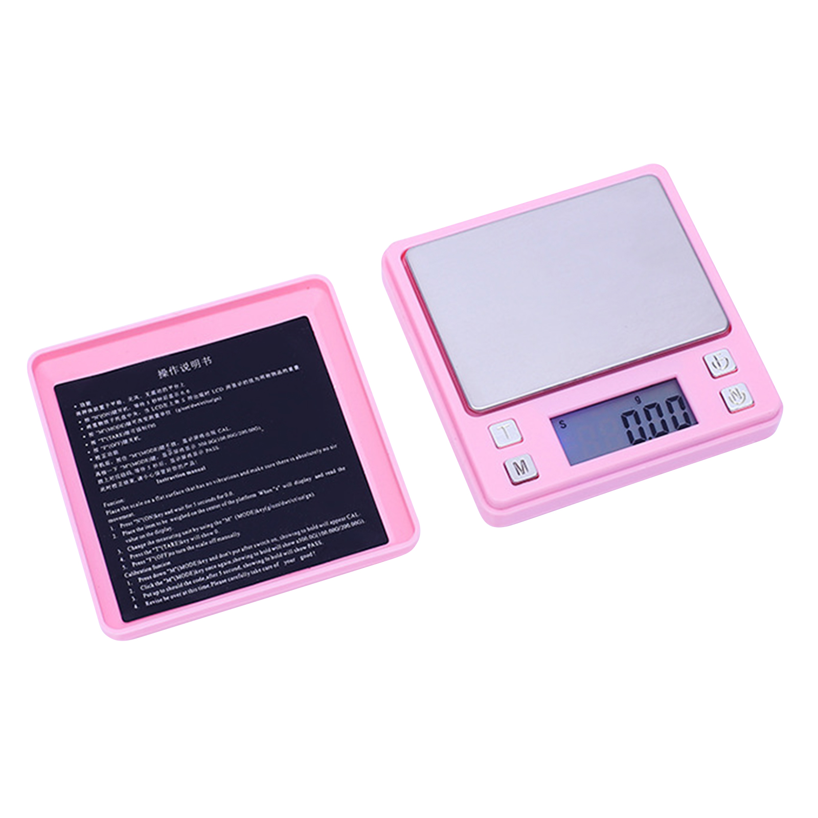 【Ready Stock】 200x0.01g Portable Digital Scales Digital Weighing Scales for w/ Backlit LCD Dis