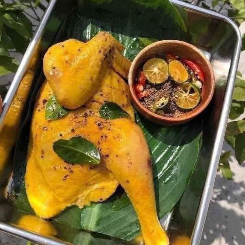 GÀ ủ muối hoa tiêu