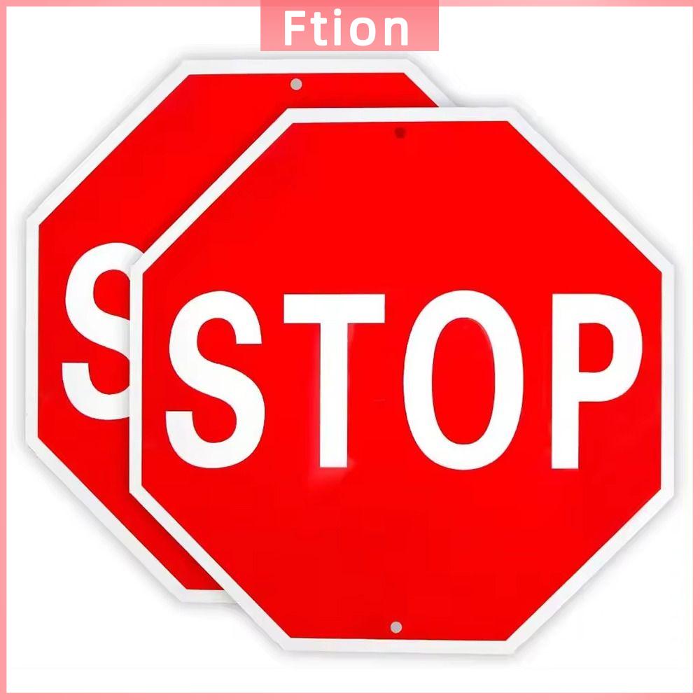 FTION 12 "x 12"/30x30cm Biển báo dừng Bát giác Biển nhôm phản quang cảnh báo Bền Biển báo cảnh báo giao thông Giao thông đường phố