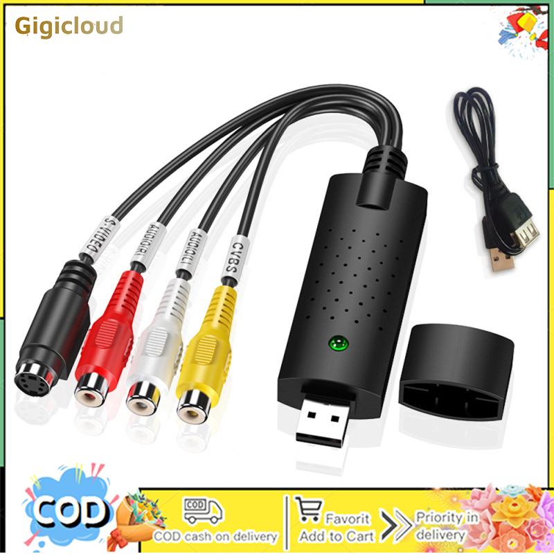 Single-channel Usb 2.0 Video Card Audio Capture Card Adapter Ezcap Surveillance Camera Video Storage Converter ราคา 148 บาท*ส่งฟรี