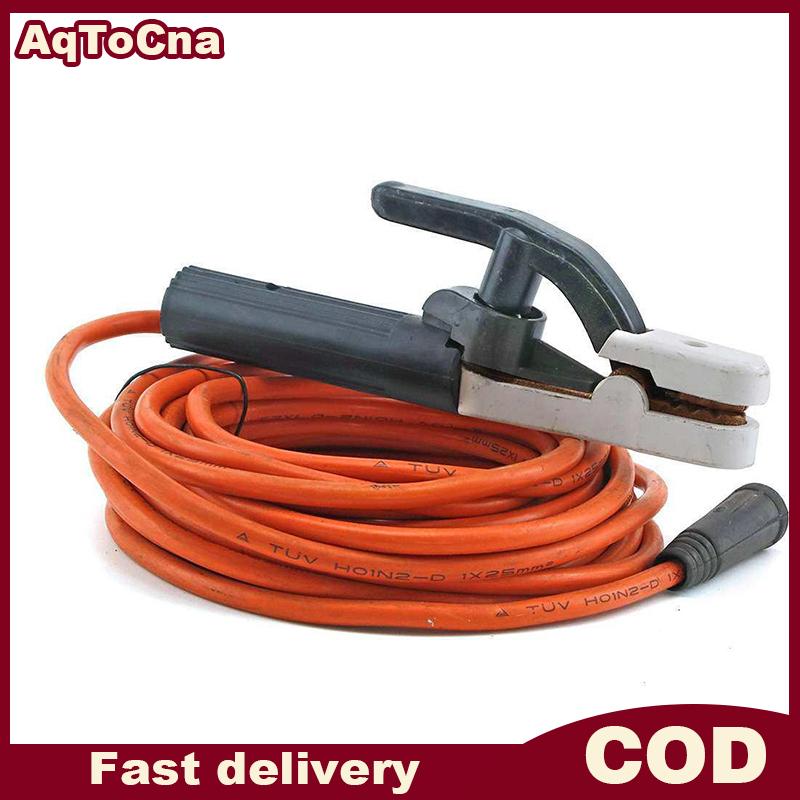 AqToCna Cáp hàn 300cm-10m ban đầu với giá đỡ điện cực và đầu nối cáp hàn phổ quát với máy hàn sắt đồng thau phụ kiện thay thế kẹp đất Giá 186,866 Đồng*Miễn phí vận chuyển