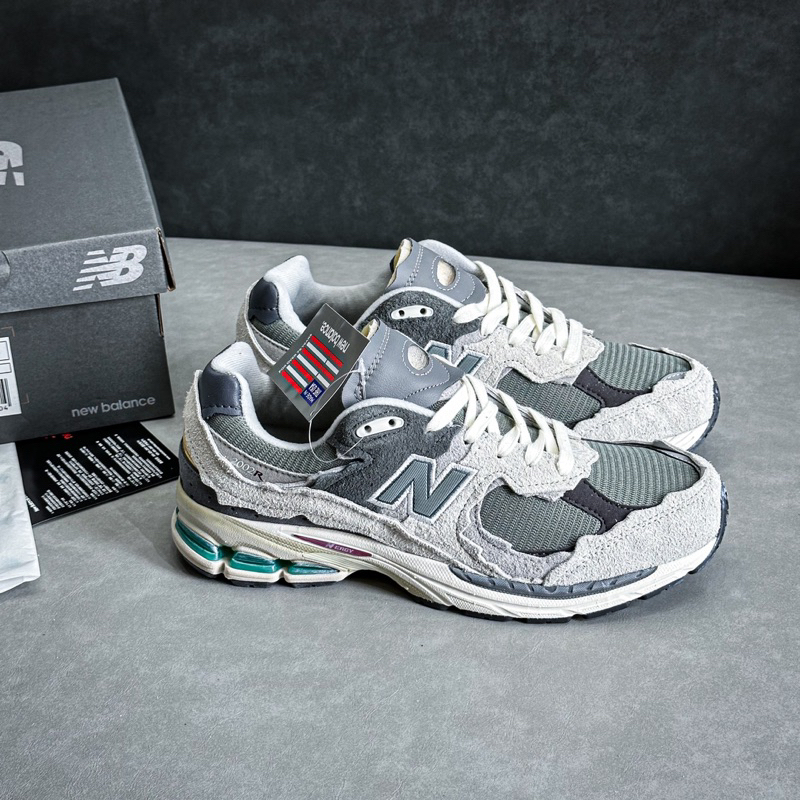 Giày Thể Thao NB2002r Protection Pack Rain Cloud Màu Xám- Giày Sneaker NB 2002r Màu Xám Phù Hợp Cả N