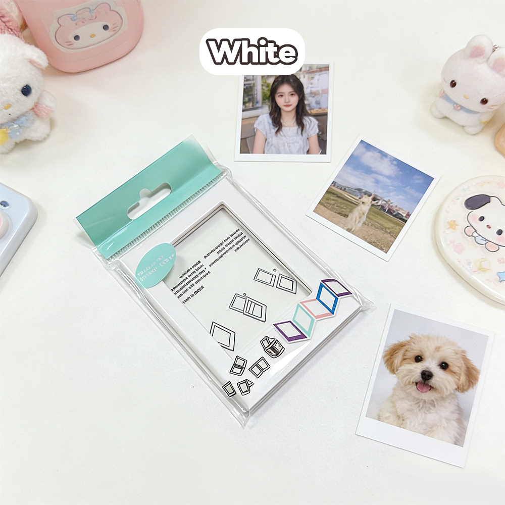 LAKOE Frame Foto Polaroid Magnet Frame Magnet Polaroid 3Inch Bingkai Magnet Foto ABS