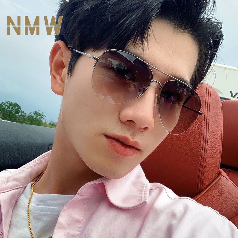 NMW New Sun Glasses Original for Men 2023 Aesthetic Polarized Glasses for  Fishing Driving Traveling Sun Protection Anti UV400 Vintage Korean Style  Fashion Eyeglass Shades for Men Women Gift 571