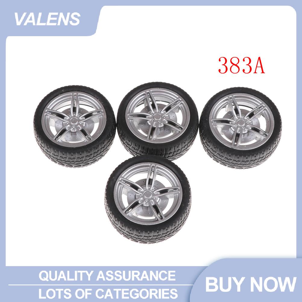 [Valen] Housewear & Furnishings 4 chiếc bánh xe lốp cao su mô hình RC phụ kiện xe hơi dia16mm 22mm 26mm 38mm 48mm - 4