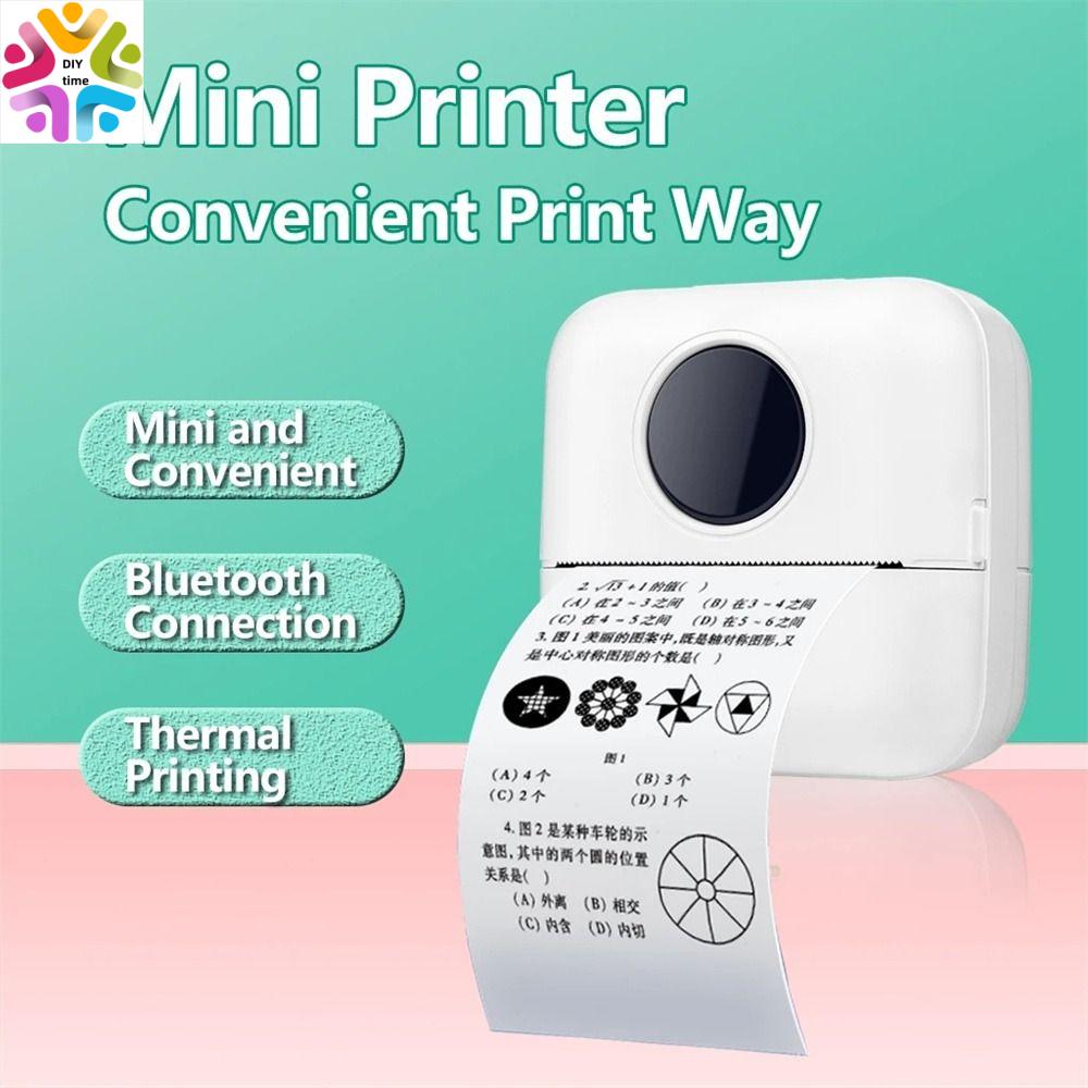 TSEVD Portabl Giấy in nhãn Máy in ảnh 57mm Máy in mini X5 Giấy nhiệt trắng đen Máy in ảnh mini Máy in mini không dây Máy in Bluetooth 2D Máy in bỏ túi Máy in nhiệt Bluetooth