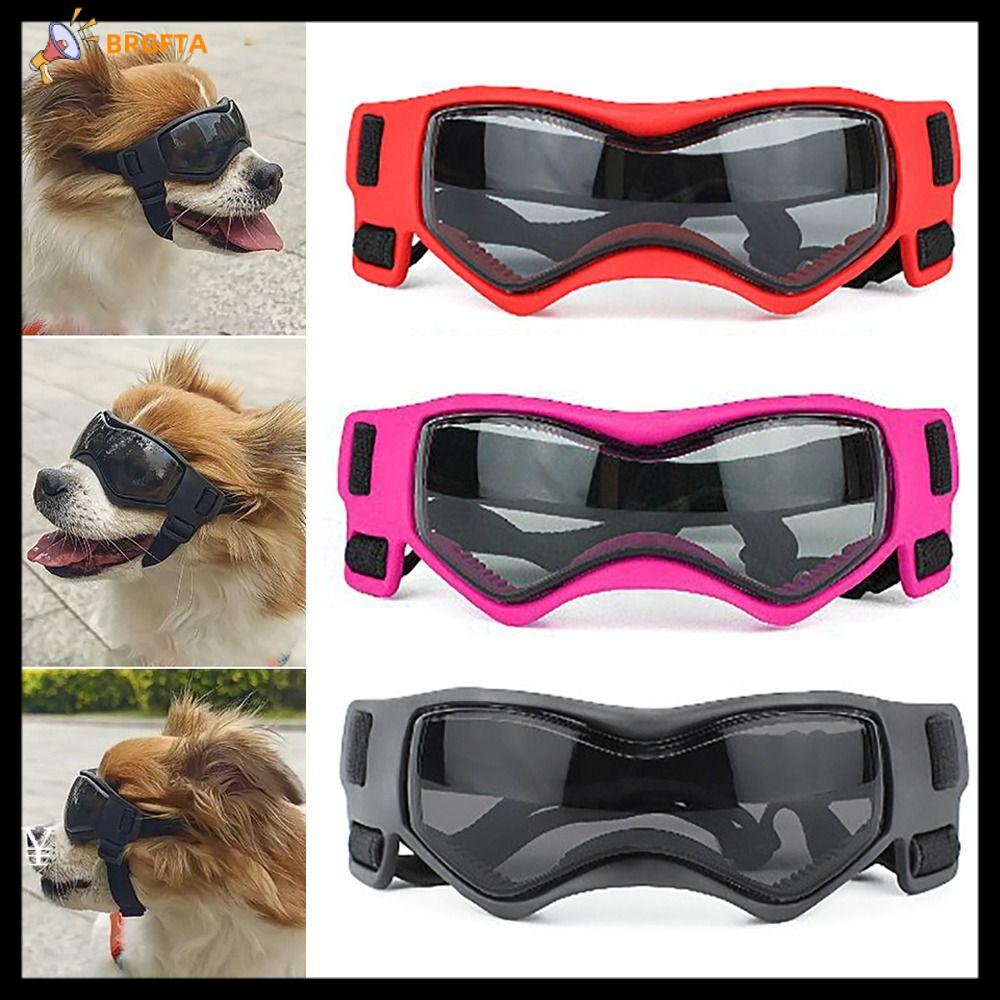 BRGFTA Silicon + PC + Nylon cho thú cưng Chống tia cực tím Có thể điều chỉnh Kính râm cho thú cưng Thời trang Đạo cụ ảnh thú cưng Kính mát cho chó mèo Chó mèo
