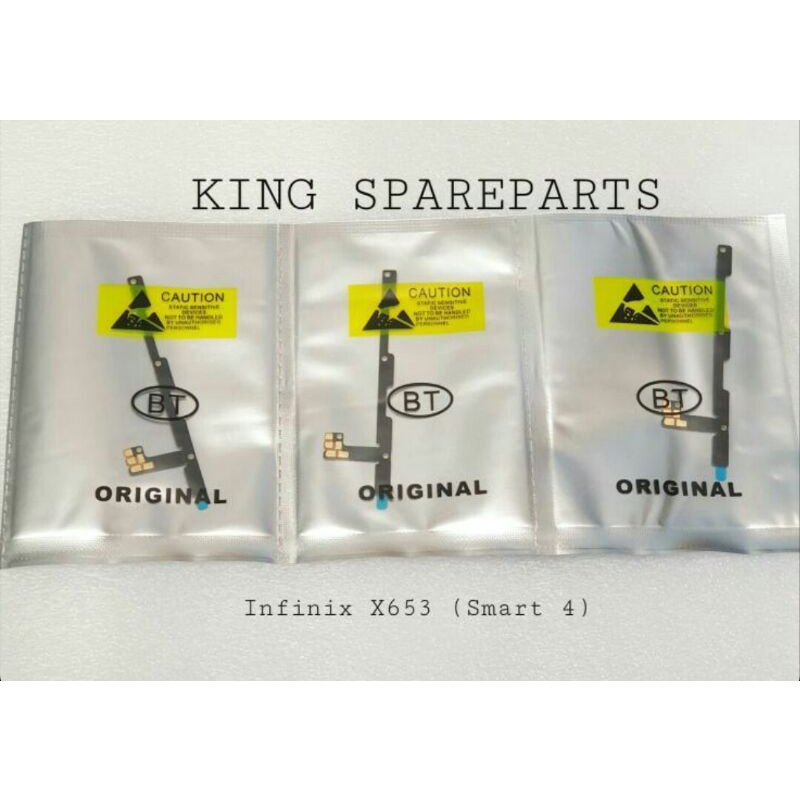 FLEXIBEL FLEXSIBLE FLEKSIBEL INFINIX SMART 4 X653 ON OF OFF VOLUME ORIGINAL Harga 10,000 rupiah*Gratis Ongkir