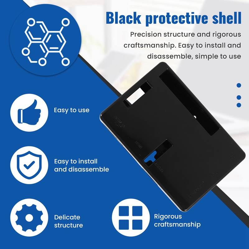 3 Model B case, Protective Case for 3 Case , 3 Model B NOT Included (Black)