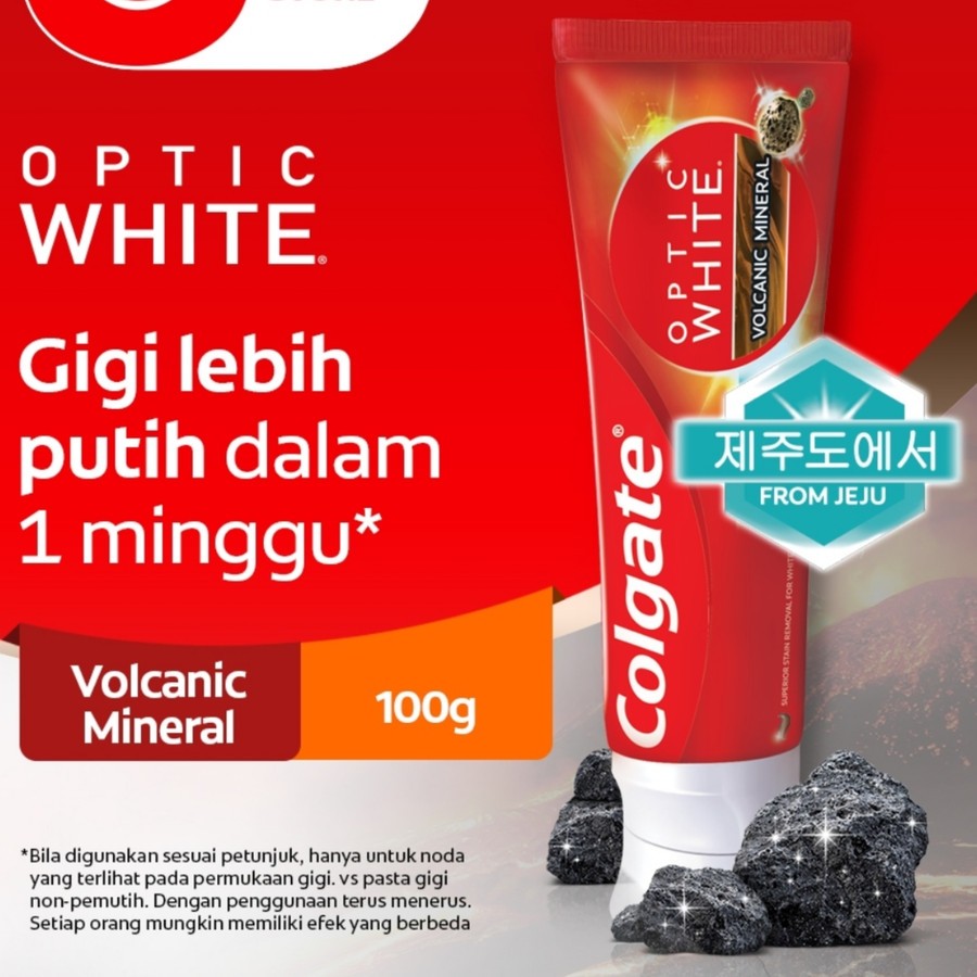 Colgate Optic White Volcanic Mineral Pasta Gigi 100 / 100gr